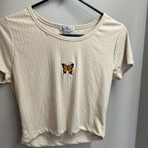 LOVE STREAK butterfly baby tee